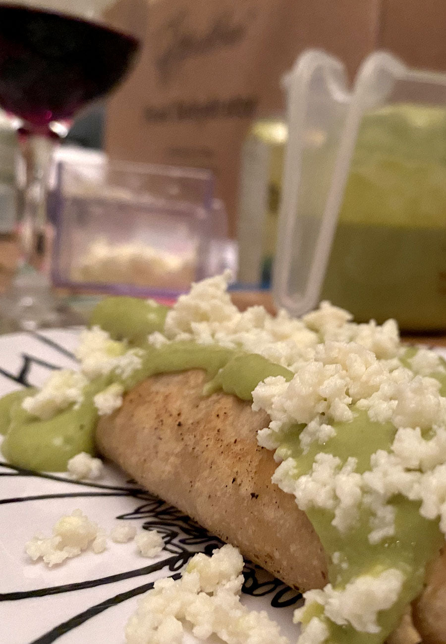 Smoked Chicken Flautas