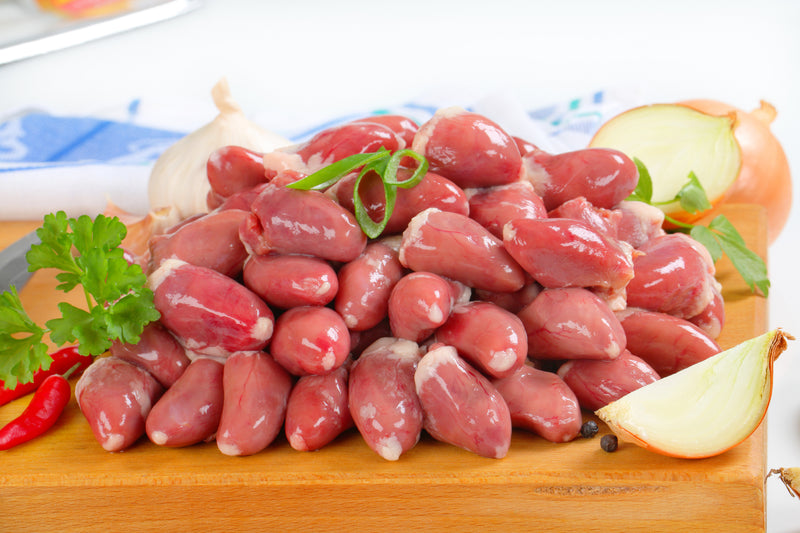 Pasture-Raised Chicken Hearts