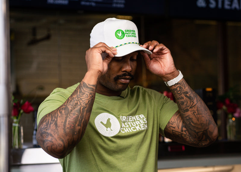 Greener Pastures Chicken Rope Hat