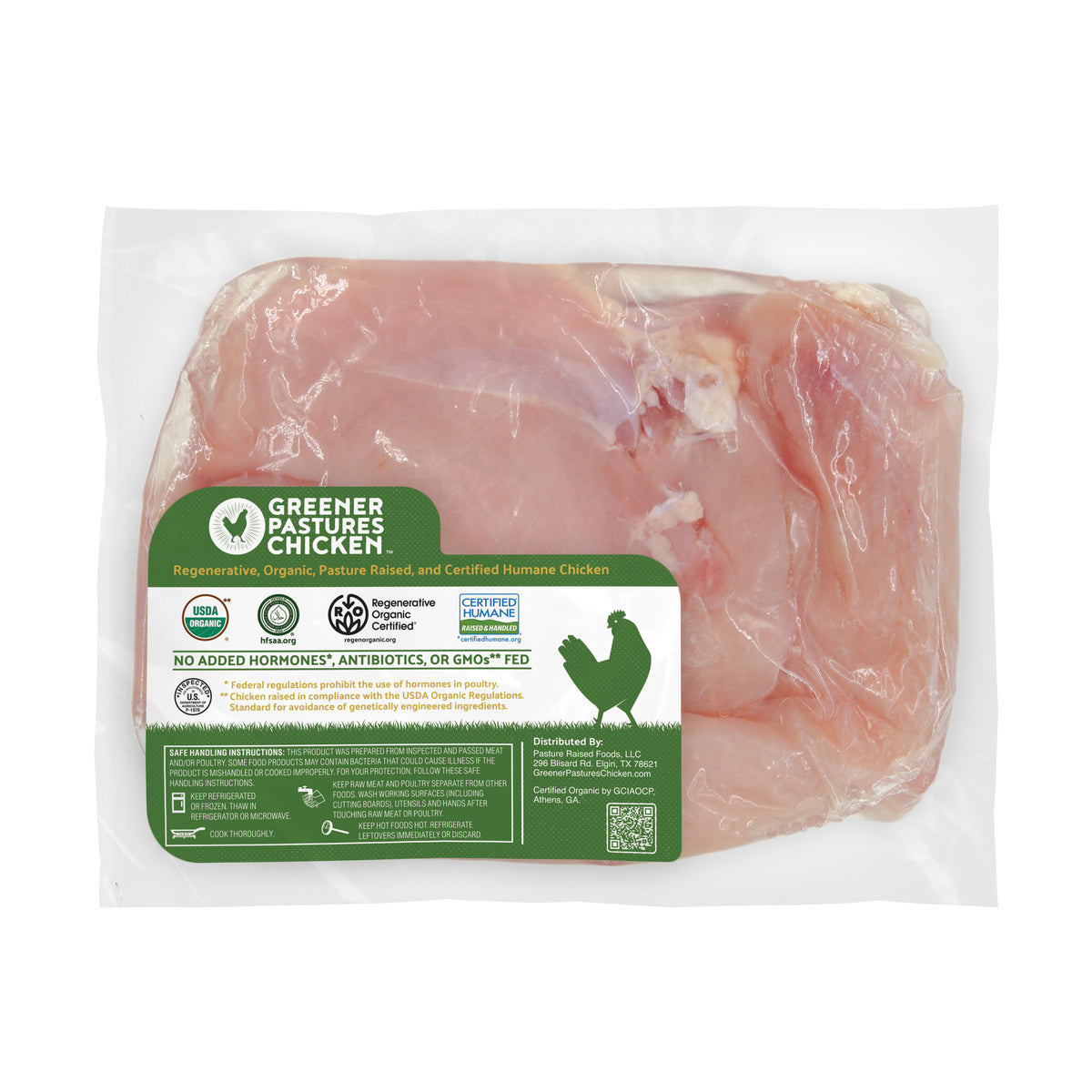 Regenerative Organic Pasture-Raised Boneless Skinless Chicken Breast
